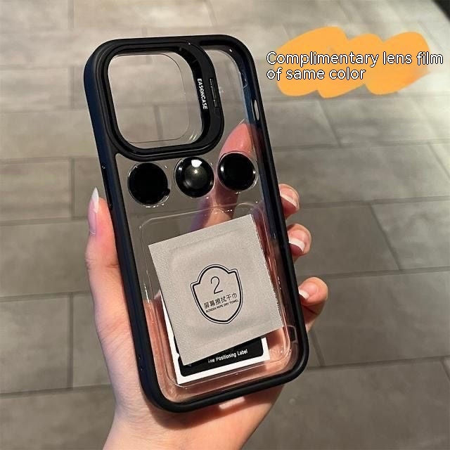 With Lens Protector Phone Case Transparent Support