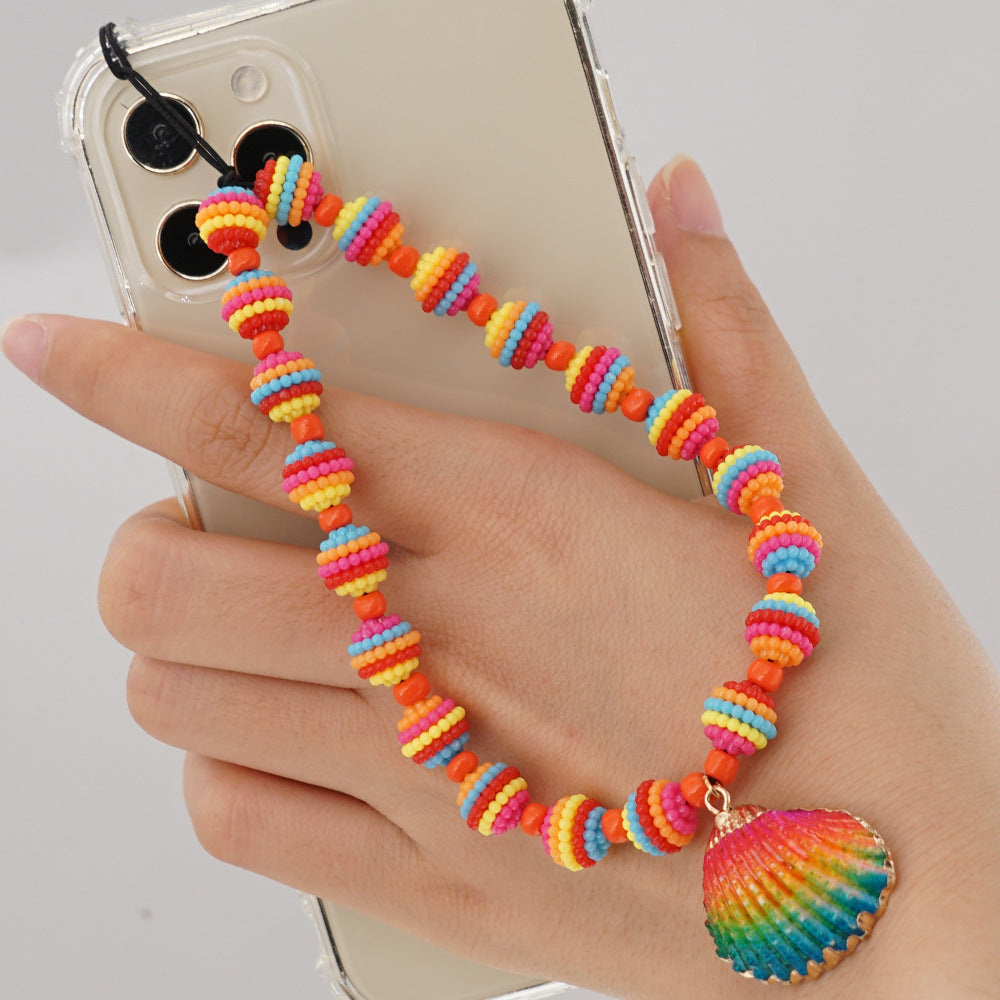 Simple Bohemian Style Mobile Phone Lanyard Acrylic