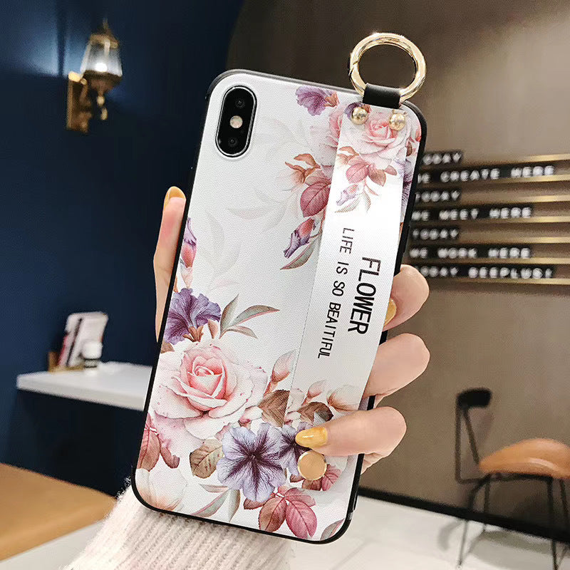 Chinese style peony mobile phone case
