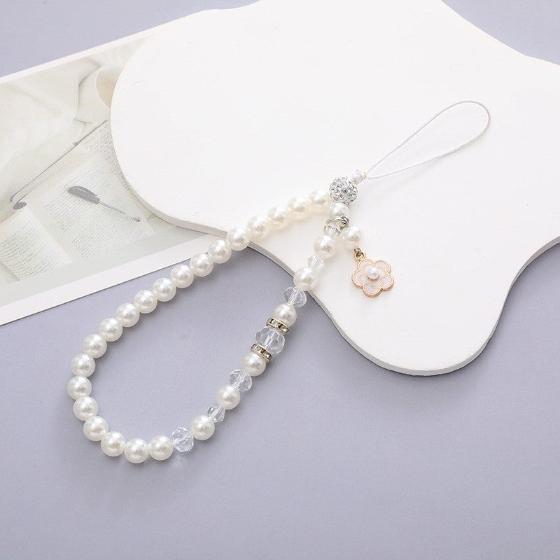 Flower Pendant Mobile Phone Lanyard