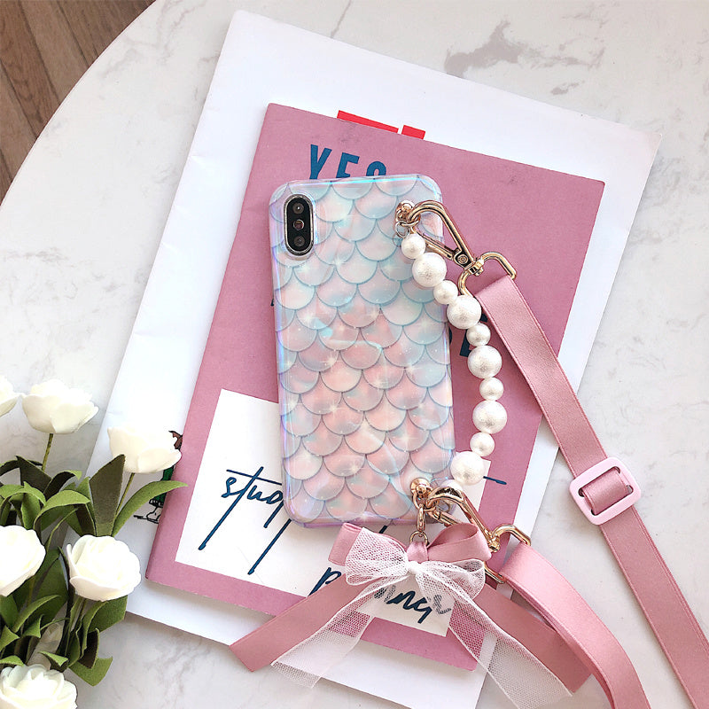 Pearl Messenger Lanyard Phone Case