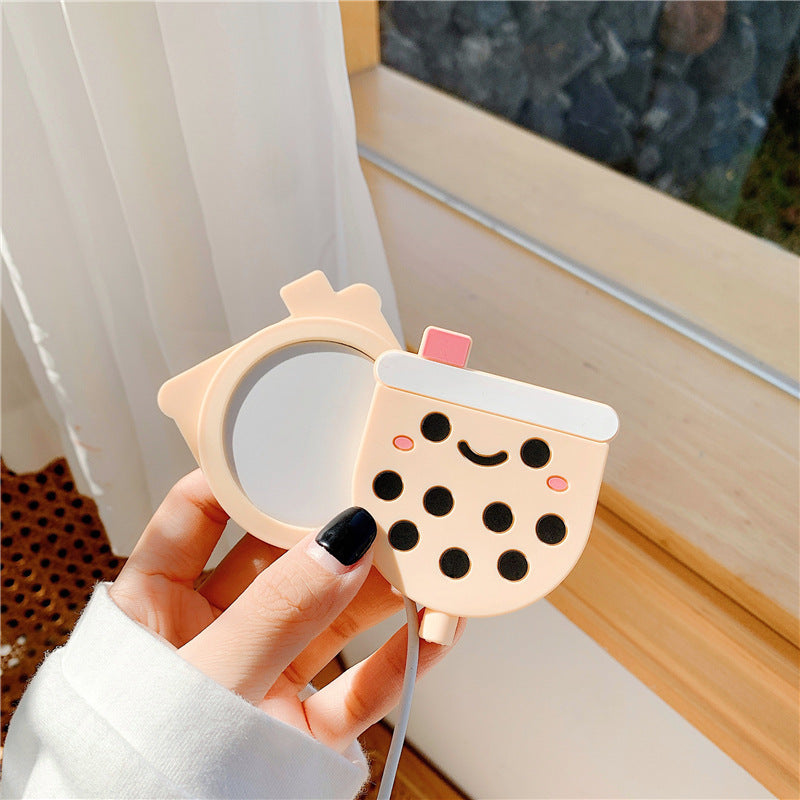 Creative Pearl Milk Tea Protective Cover Shell Silicone
