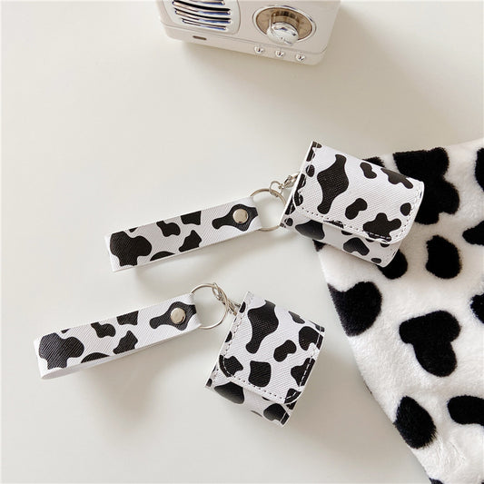 Bluetooth Wireless Headset Protective Case Leather Lanyard Cute