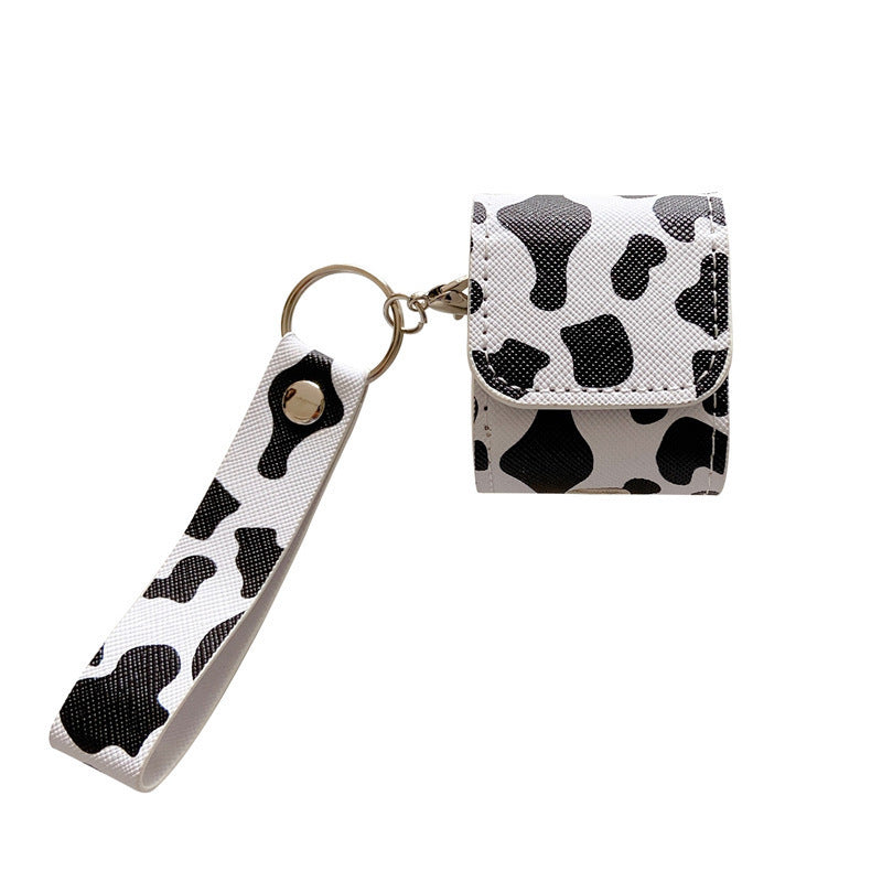 Bluetooth Wireless Headset Protective Case Leather Lanyard Cute