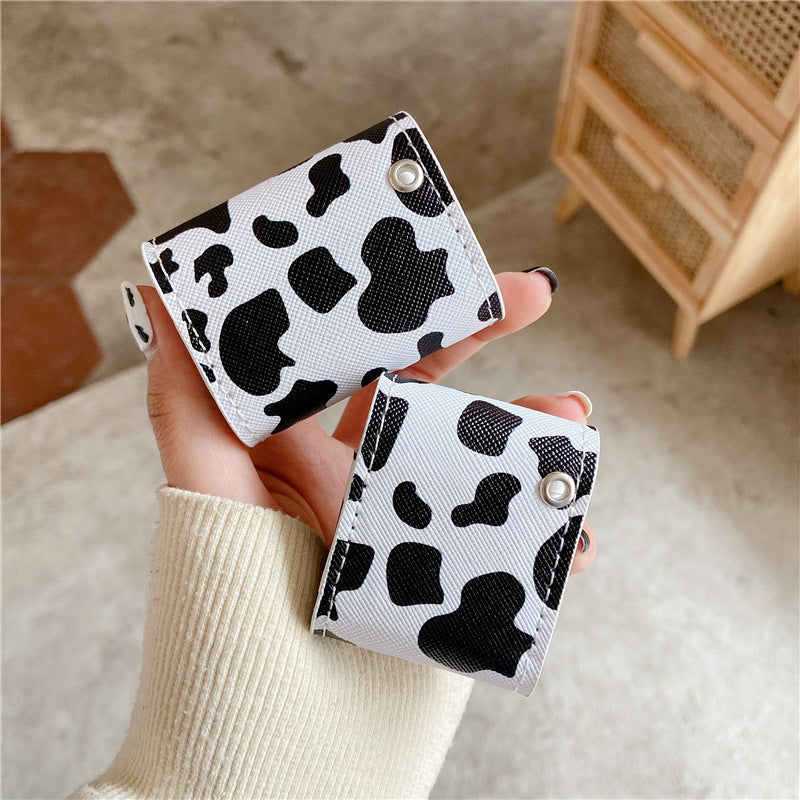 Bluetooth Wireless Headset Protective Case Leather Lanyard Cute