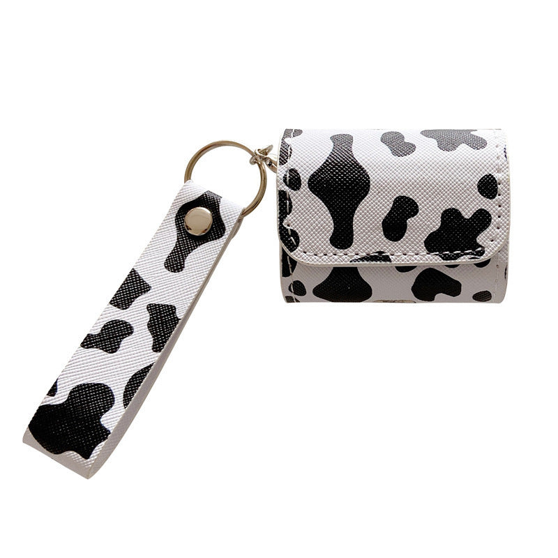 Bluetooth Wireless Headset Protective Case Leather Lanyard Cute