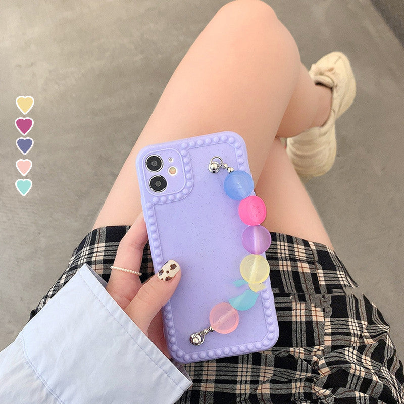 Compatible with Apple , Candy Wristband Suitable For 11Pro Mobile Phone Case Creative Xsmax Soft Promax Silicone