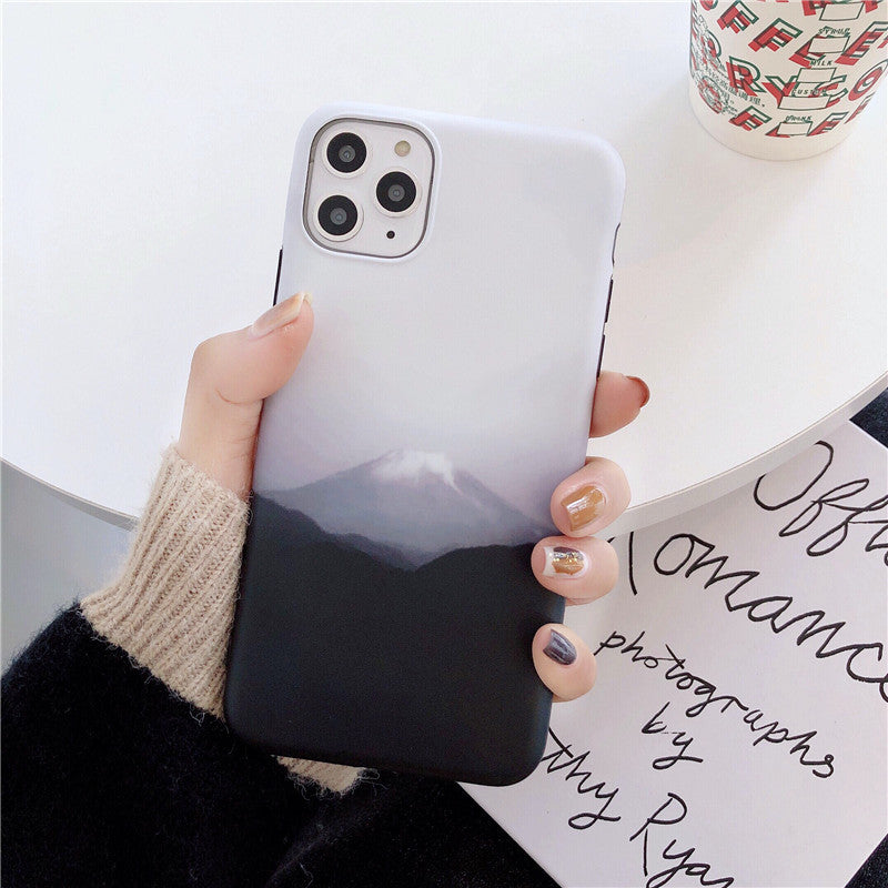 Compatible with Apple, Compatible with Apple , Cool Color Ink Painting Protective Cover Mobile Phone Wireless Bluetooth Earphone Cover