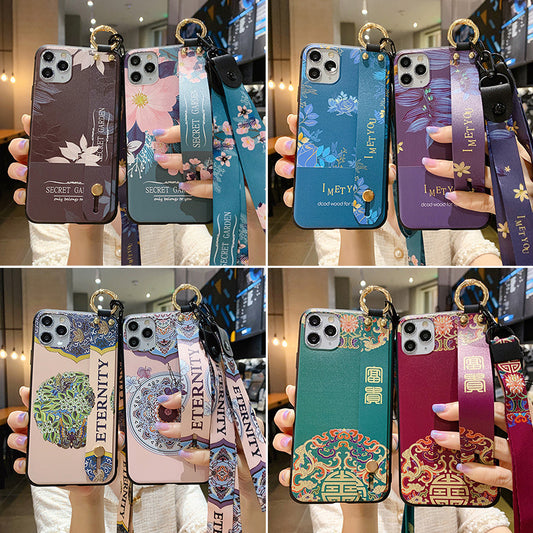 National Style Mobile Phone Case National Tide Wristband Lanyard