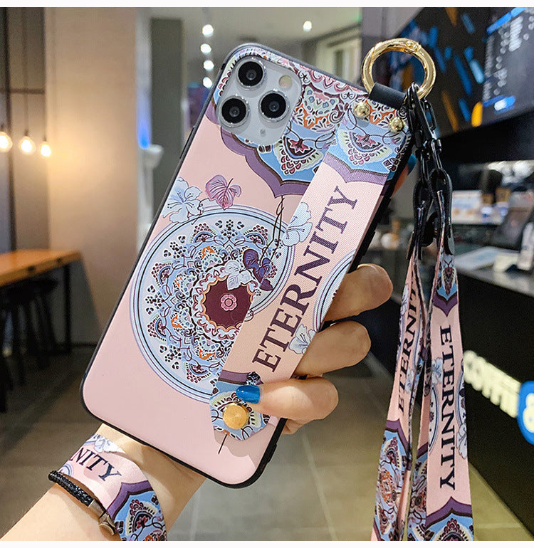 National Style Mobile Phone Case National Tide Wristband Lanyard