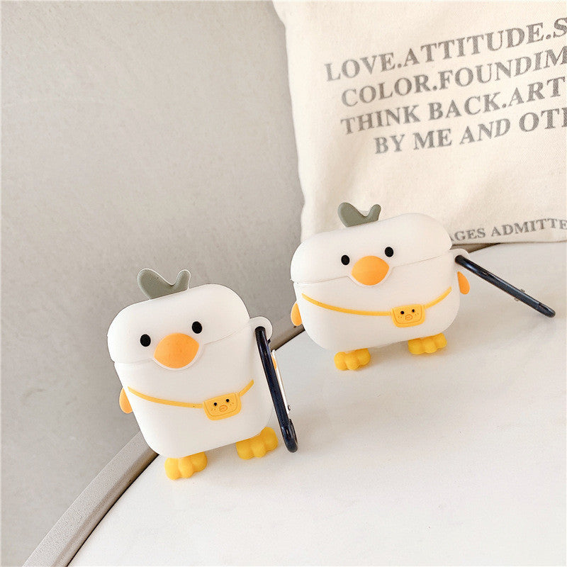 Compatible with Apple , Protective Cover Wireless Bluetooth Headset Shell Silicone