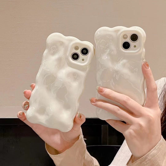 Solid Color Meteorite Pattern Phone Case Protective Sleeve