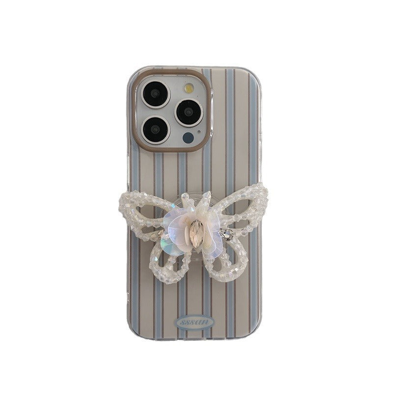 Simple Style Stripes Suitable For 15ProMax Phone Case