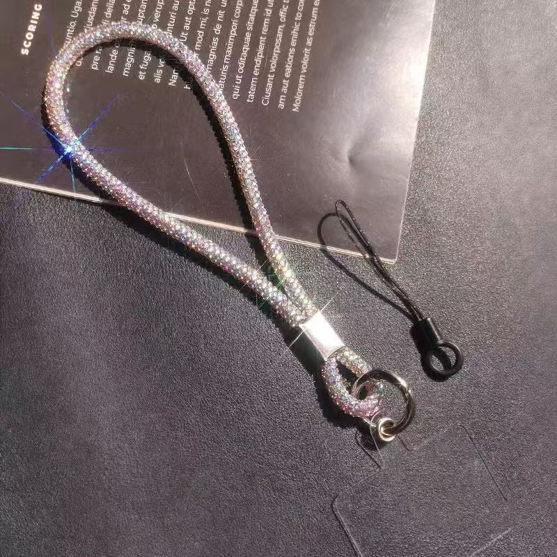 Mobile Phone Wrist Full Diamond Lanyard
