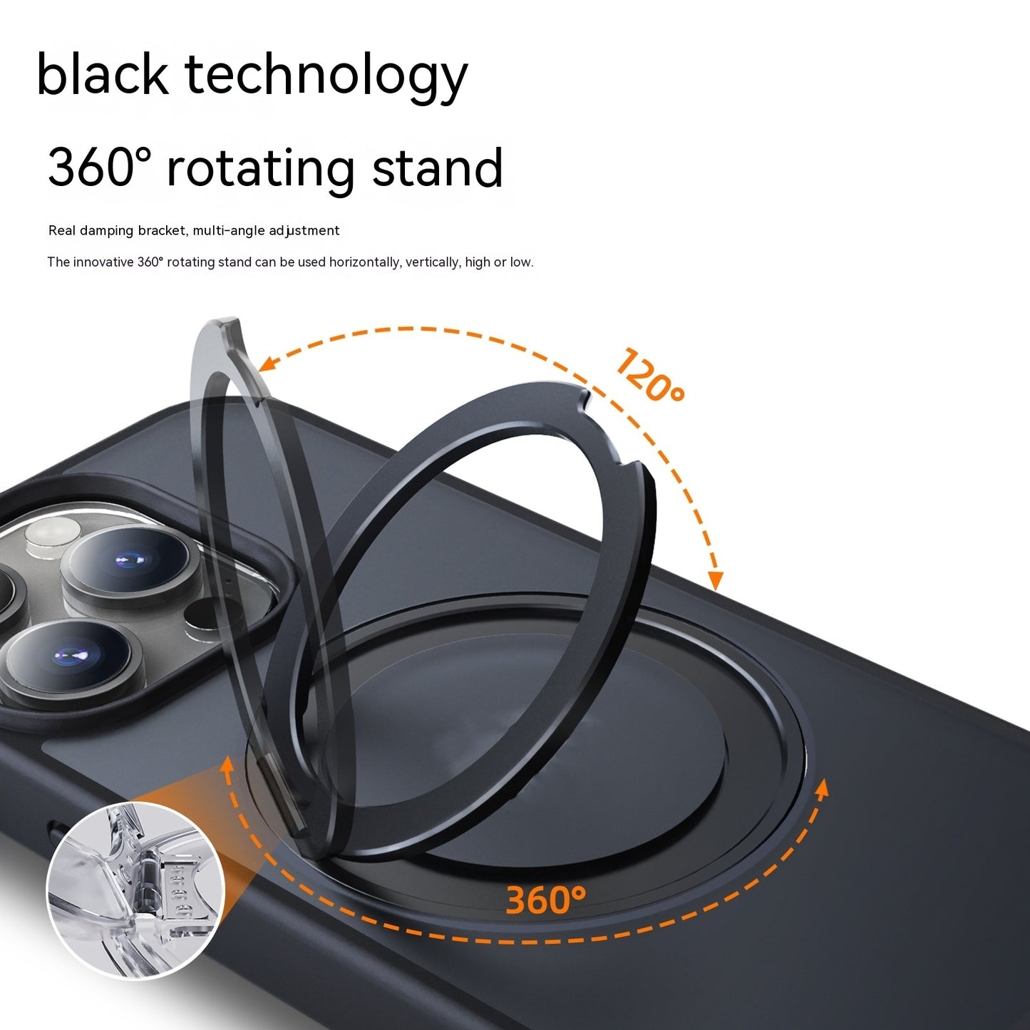 Magnetic Phone Case Applicable Metal