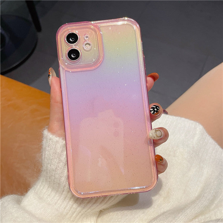 Colorful gradient transparent protective sleeve