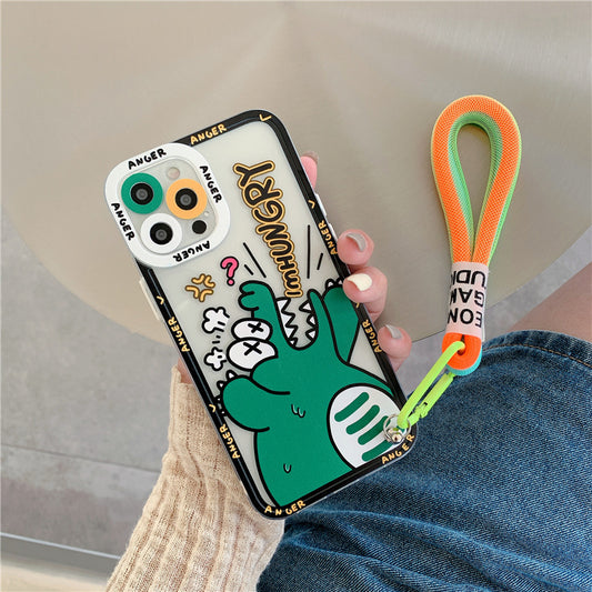 Graffiti Girl Lanyard Phone Case