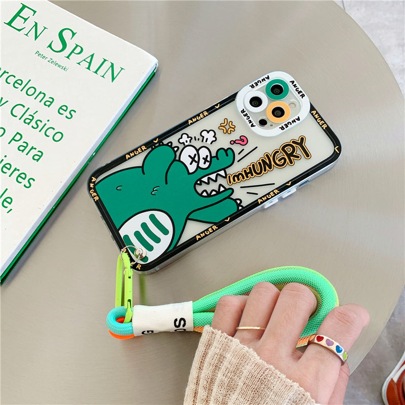 Graffiti Girl Lanyard Phone Case