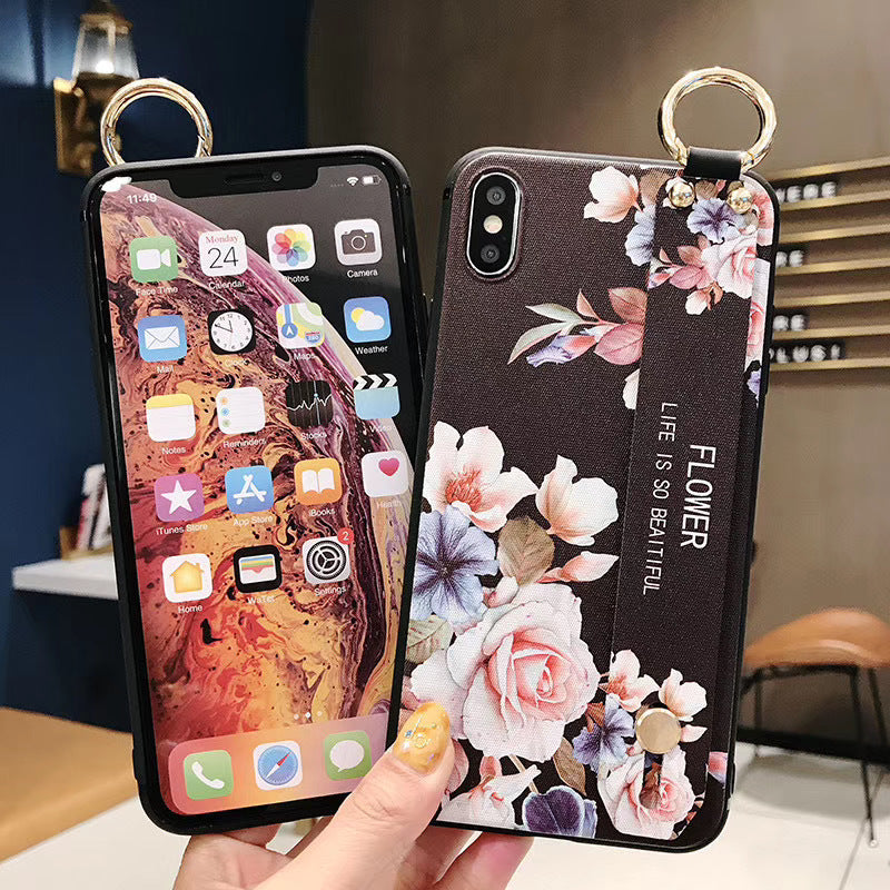 Chinese style peony mobile phone case