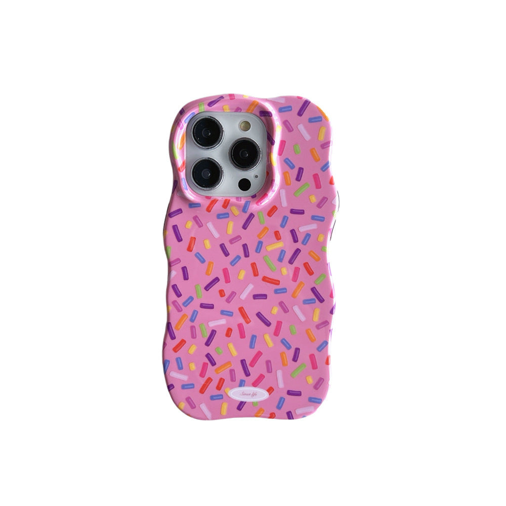 Fashion Macaron Color Donut Bracket Phone Case
