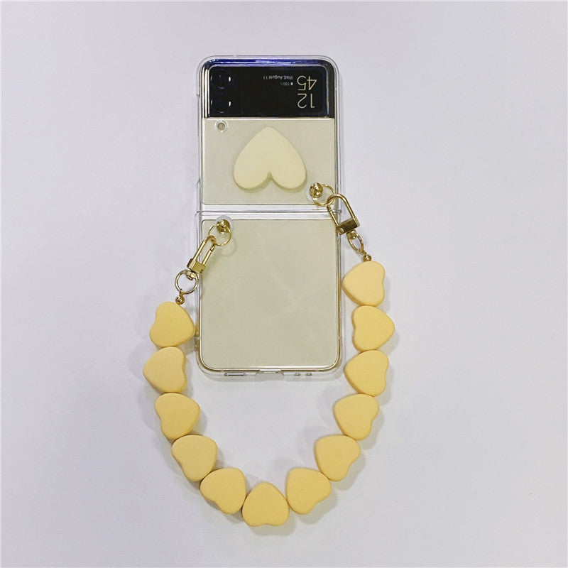 Korean Style Three-dimensional And Yellow Love Chain