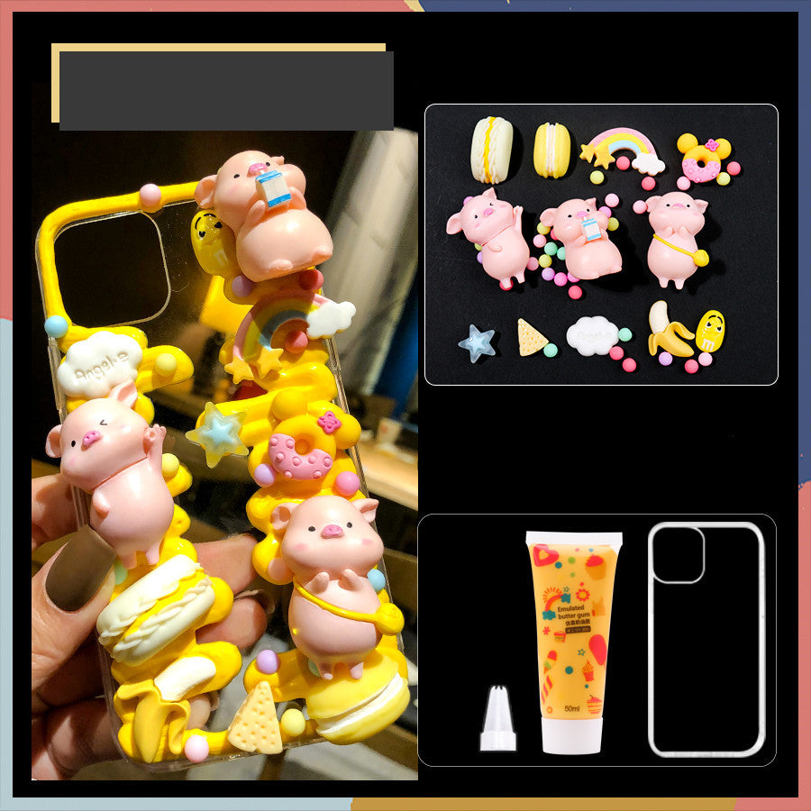 Handmade Cream Gel Phone Case DIY Material Pack