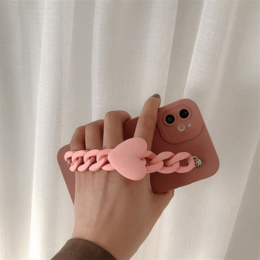 Love Bracelet Mobile Phone Case All-inclusive Lens Soft Shell Anti-drop