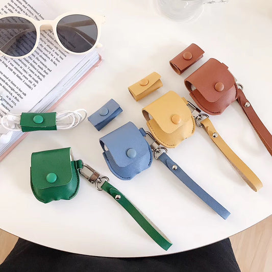 Wireless Bluetooth Headset With Lanyard Protective Cover