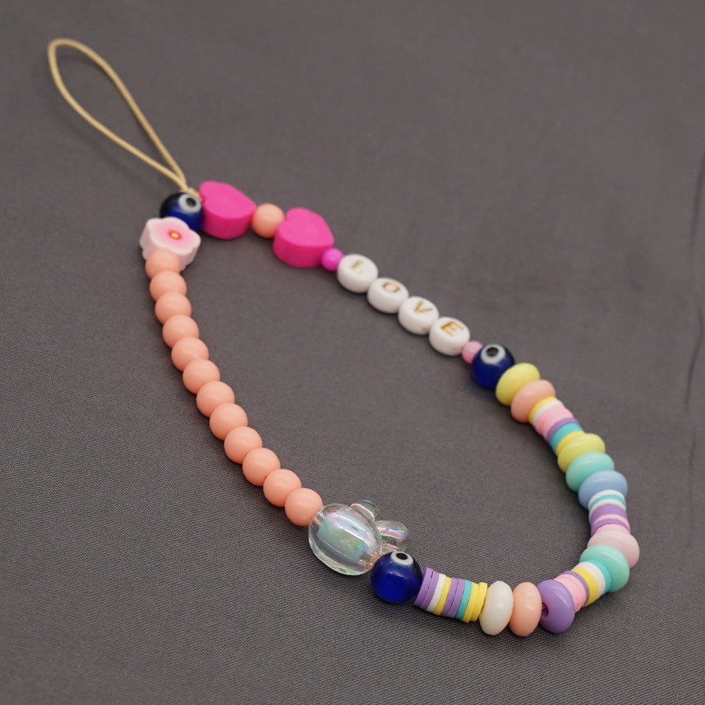 Simple Bohemian Style Mobile Phone Lanyard Acrylic
