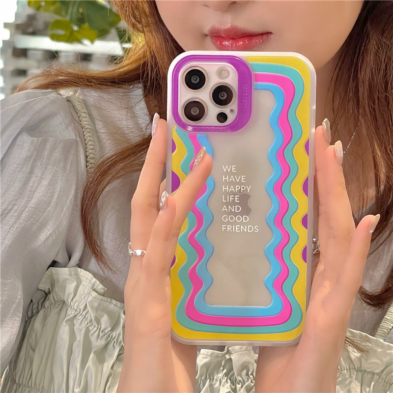 Laser Rainbow Letters For13 Phone Case