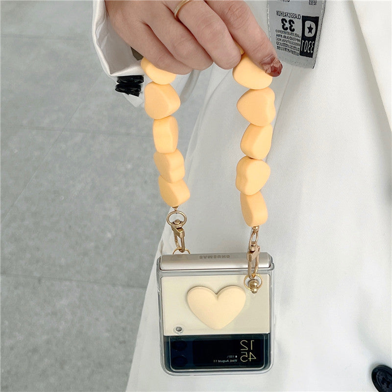 Korean Style Three-dimensional And Yellow Love Chain