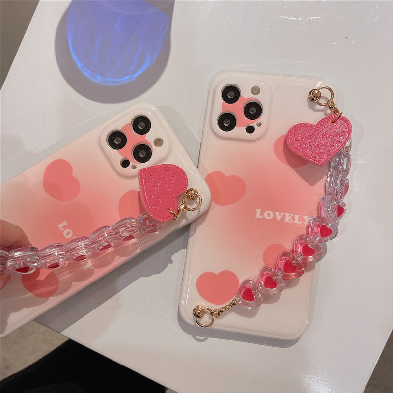 Gradient Love All-inclusive Phone Case