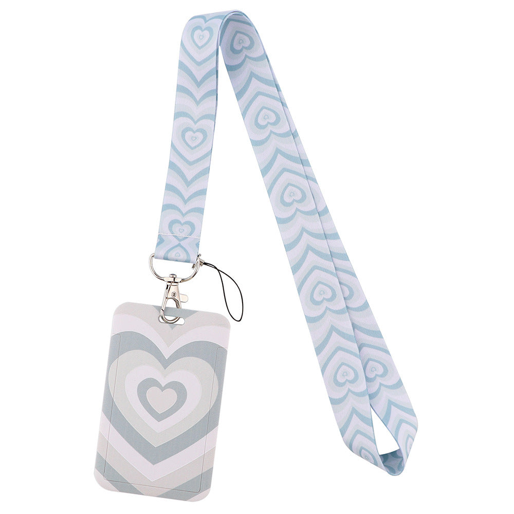 Heart Shaped Love Mobile Phone Lanyard Sleeve