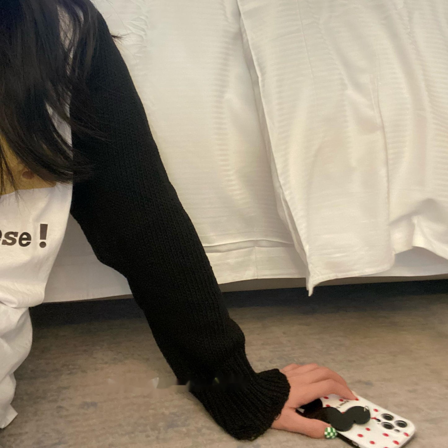 Wave Point Wristband Phone Case