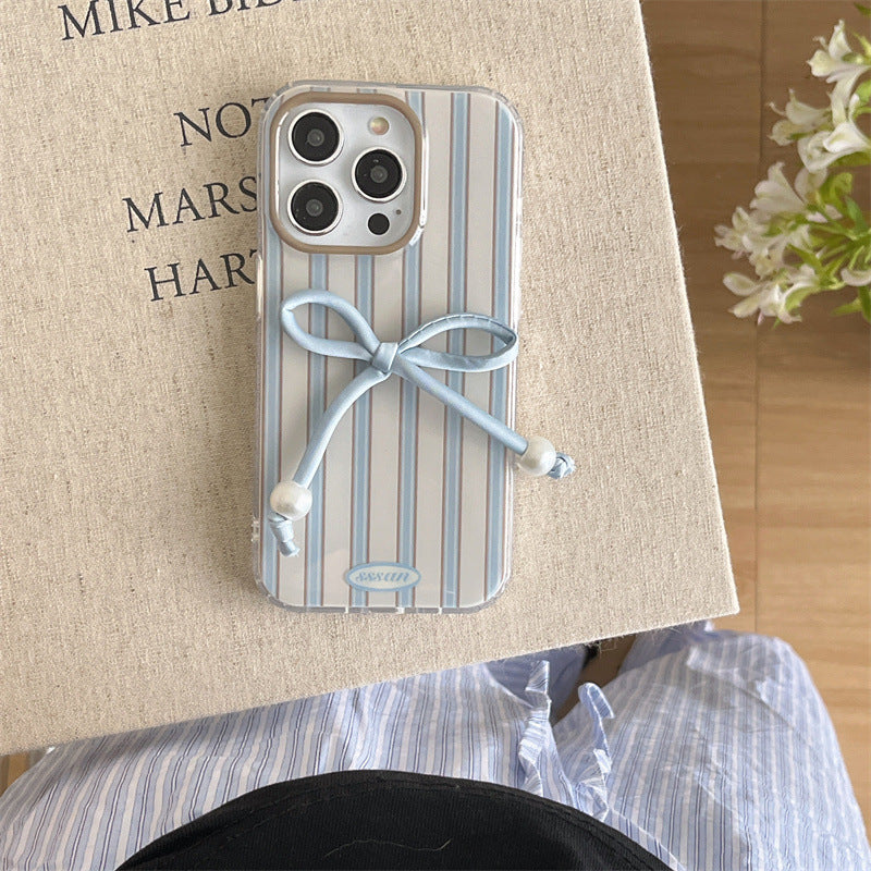 Simple Style Stripes Suitable For 15ProMax Phone Case
