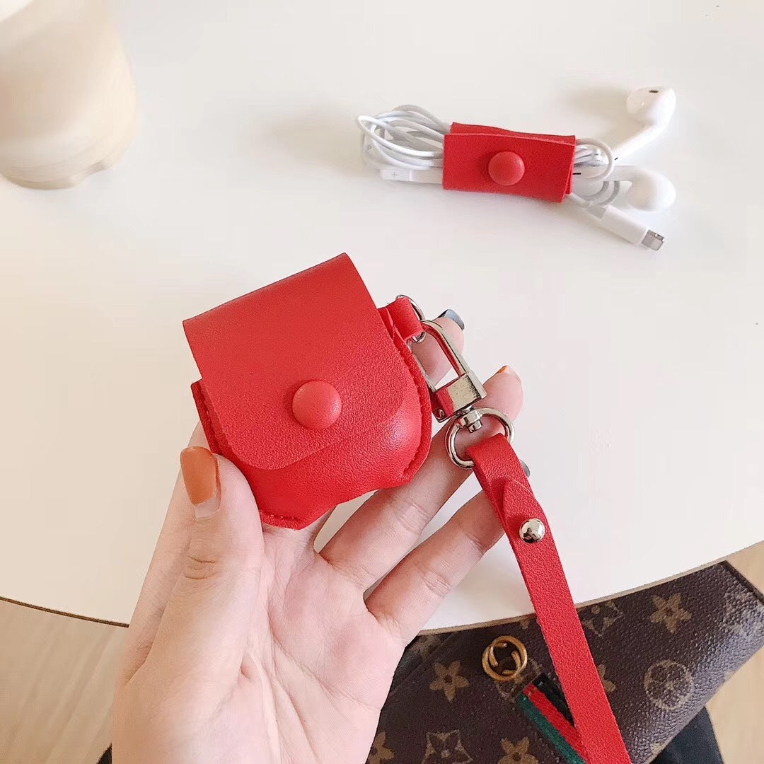 Wireless Bluetooth Headset With Lanyard Protective Cover