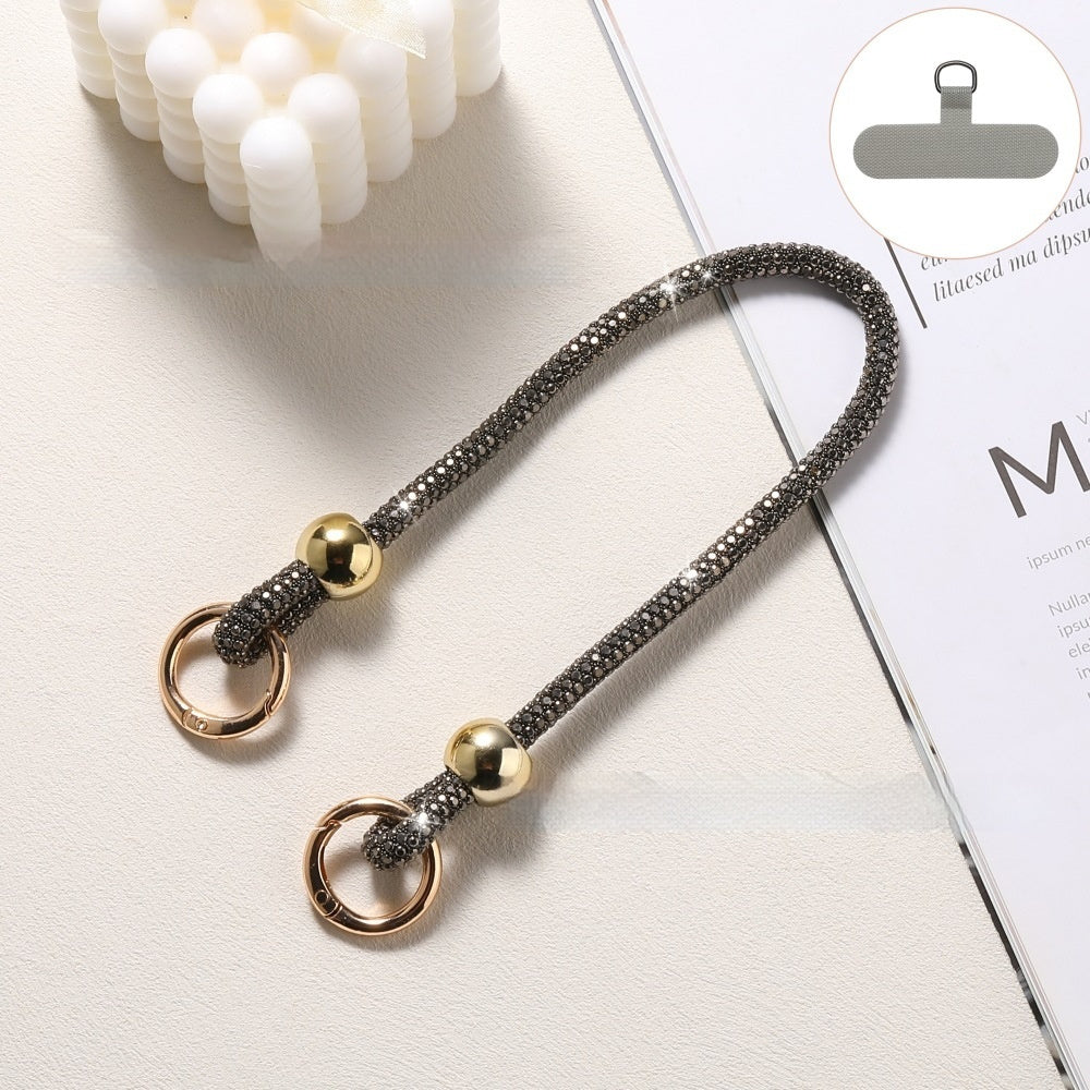 Luxury Rhinestone Mobile Phone Lanyard