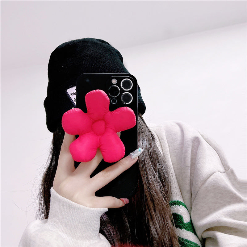 Rose Red Down Flower Suitable Mobile Phone Case