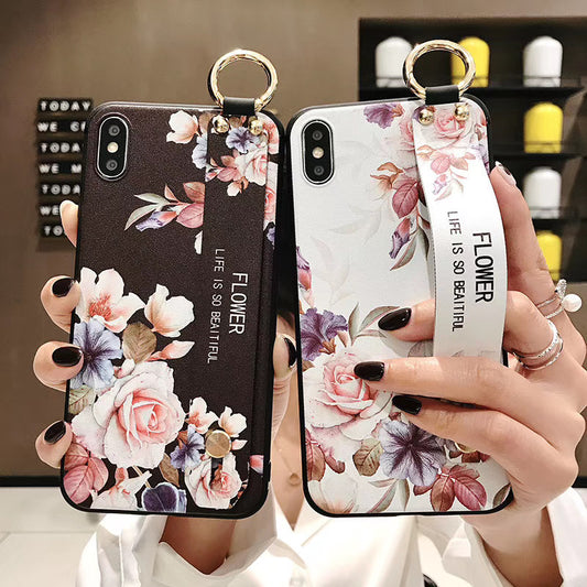 Chinese style peony mobile phone case