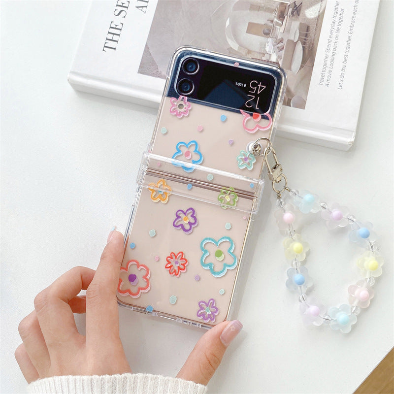 Transparent And Creative Folding Screen Phone Case