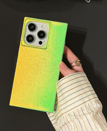 Frosted Laser Square Phone Case