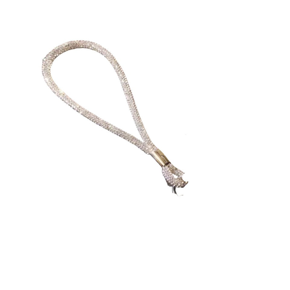 Mobile Phone Wrist Full Diamond Lanyard