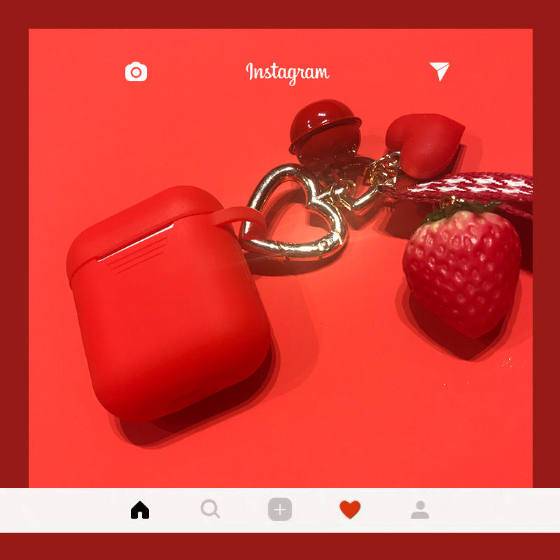 Suitable For Lovers Of Strawberry Headphone Protective Case