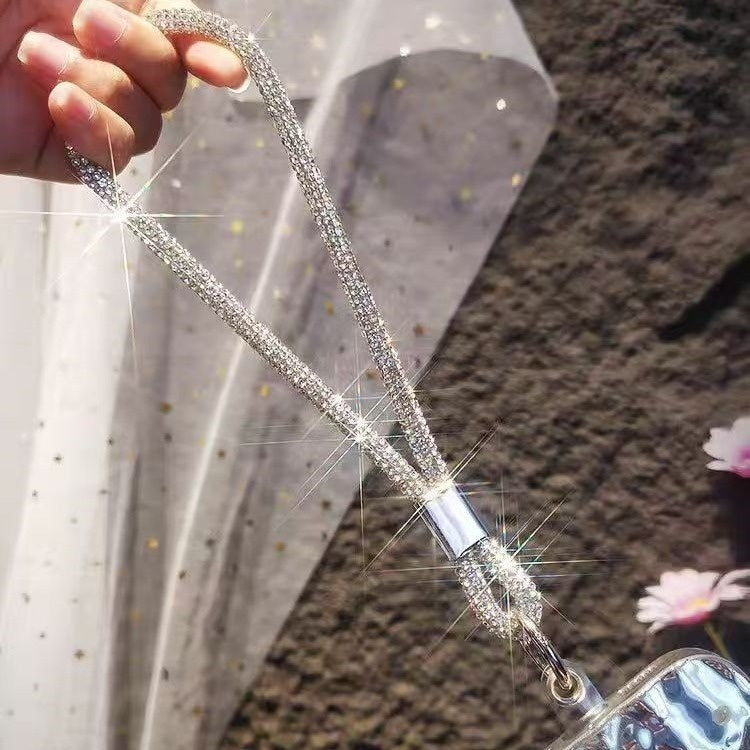 Mobile Phone Wrist Full Diamond Lanyard