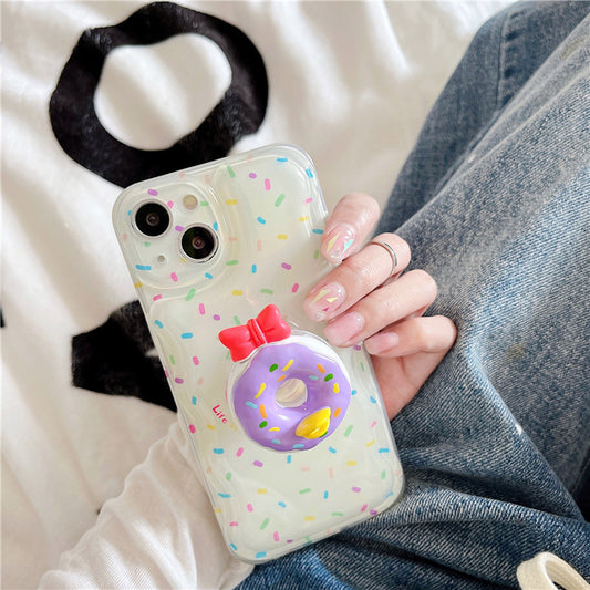 Ins Three-dimensional Donut Phone Case