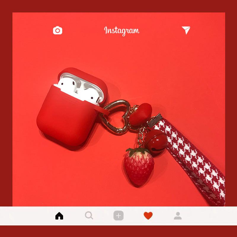 Suitable For Lovers Of Strawberry Headphone Protective Case
