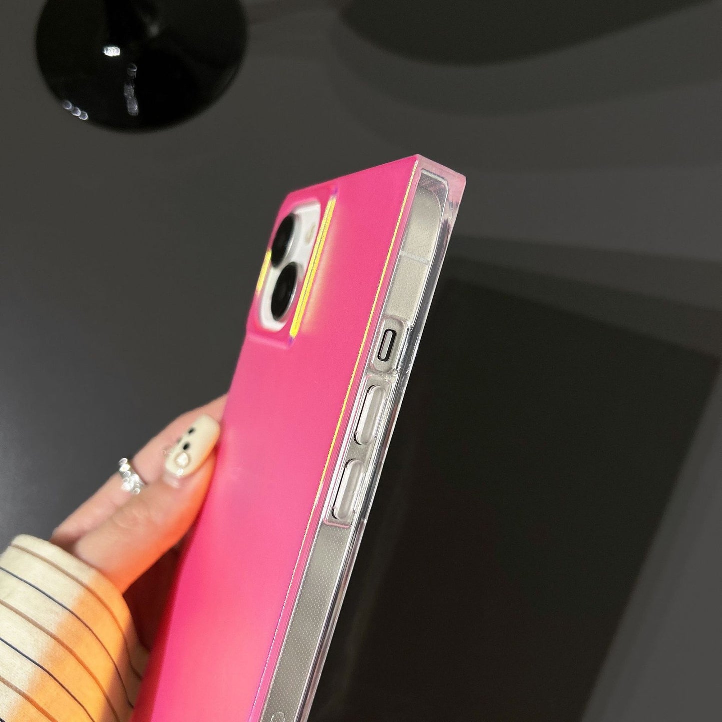 Frosted Laser Square Phone Case