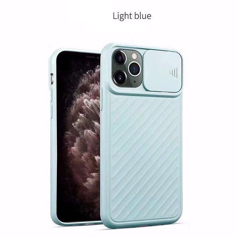 Compatible With , Slide Camera Lens Protector Phone Case Soft Silicone Cover Matte Back Cover