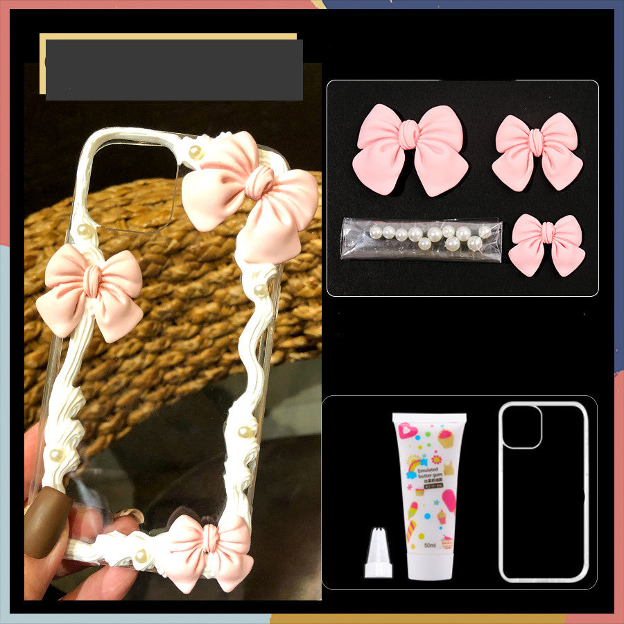 Handmade Cream Gel Phone Case DIY Material Pack