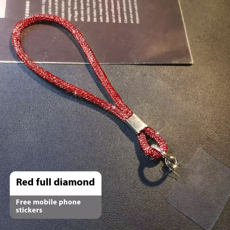 Mobile Phone Wrist Full Diamond Lanyard